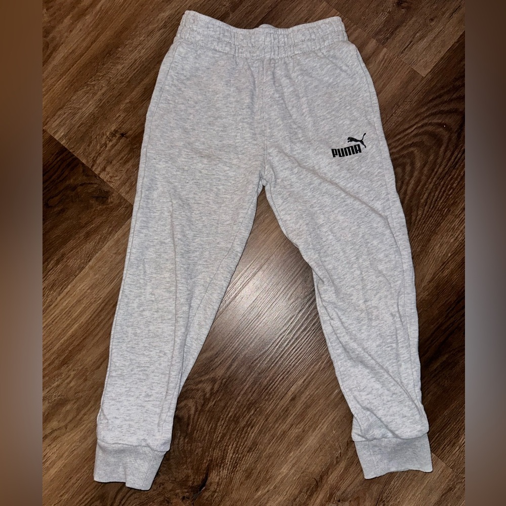 Puma Kids Light Gray Sweatpants